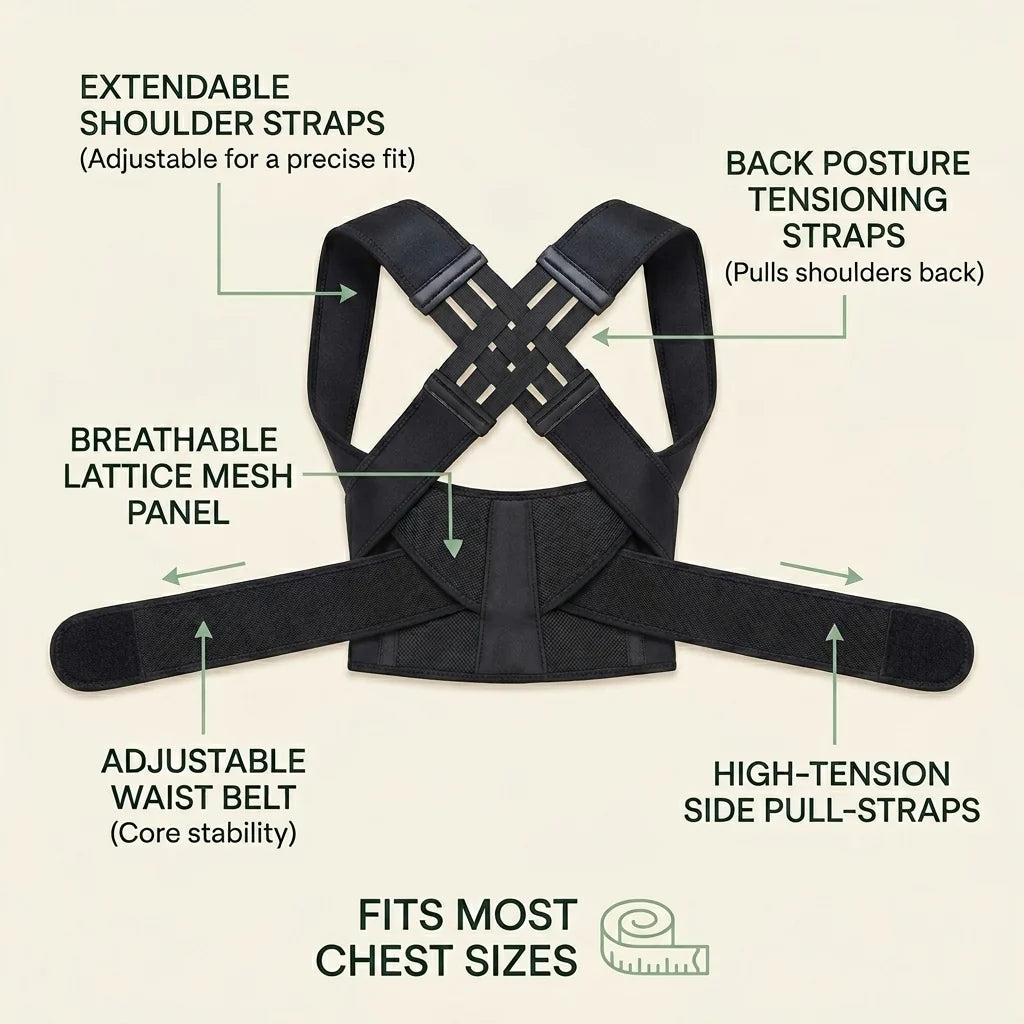 Vedora Align™ – Posture & Upper Back Support