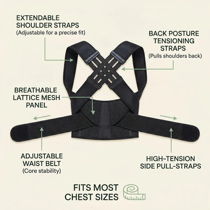 Vedora Align™ – Posture & Upper Back Support